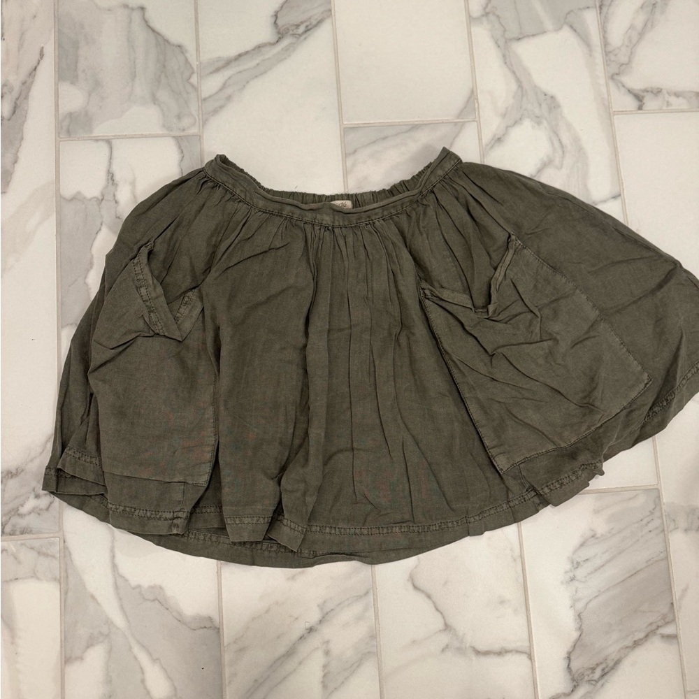 Olive Green Women's Skirt